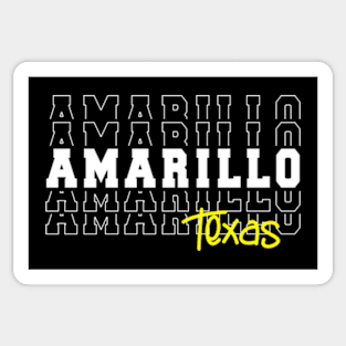 Amarillo city Texas Amarillo TX Sticker